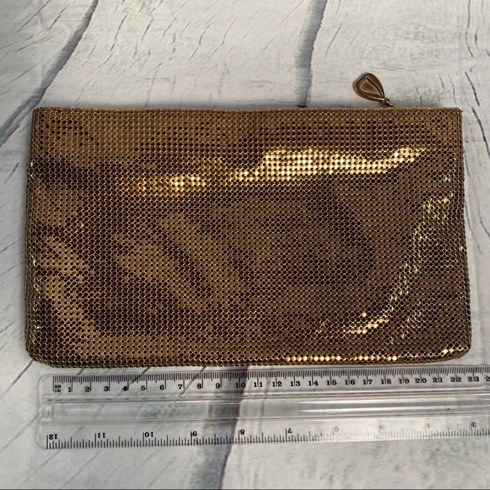 Gold Mesh Wristlet Clutch - Picture 2 of 4
